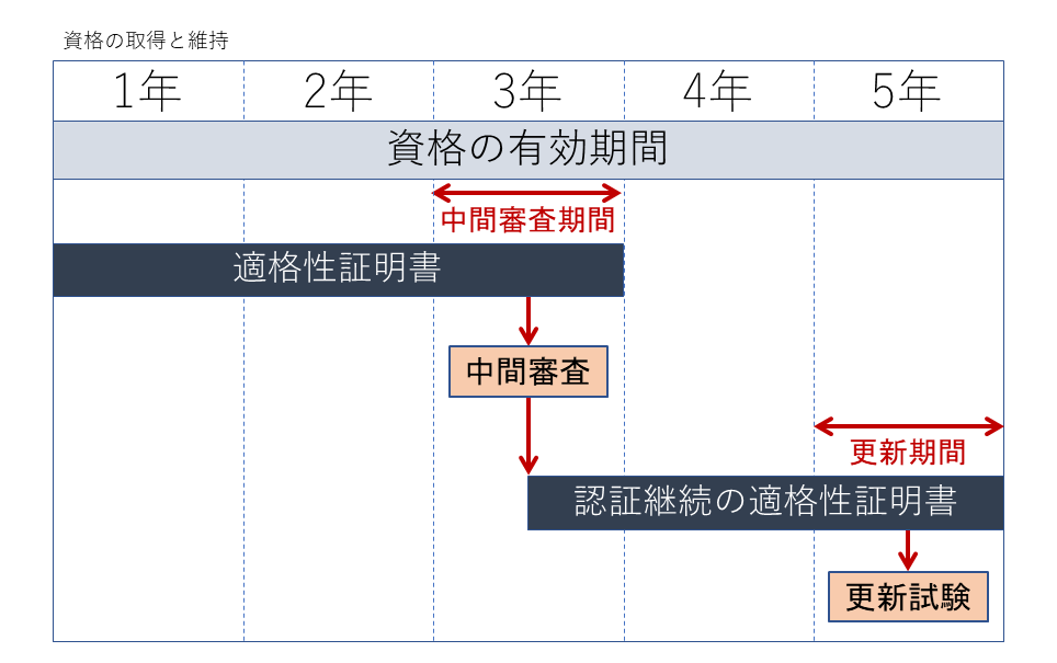 資格の取得と維持
